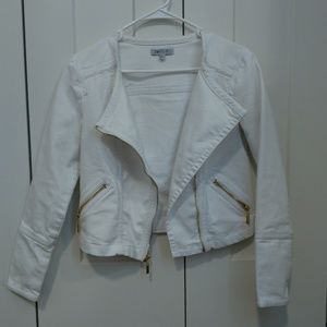 White Denim Jacket - Size Small
